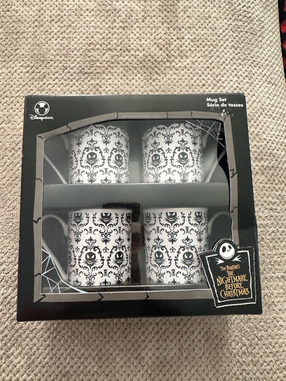 Disney The Nightmare Before Christmas Black and White Mug Set
